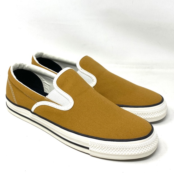 Converse Ctas Slip On Low Canvas Light Brown Men’s Sneakers Custom 171852C-BrBW - Picture 2 of 11